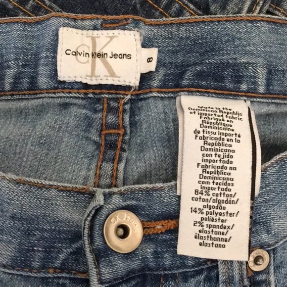 CALVIN KLEIN Medium Wash Bootcut Jean B-1 - Picture 6 of 7